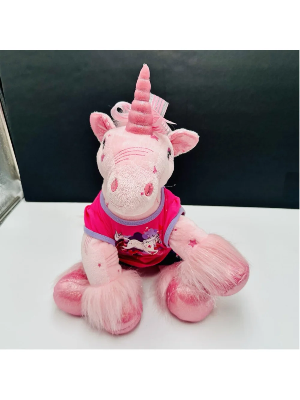 Build a Bear Unicorn Pink Stars 16